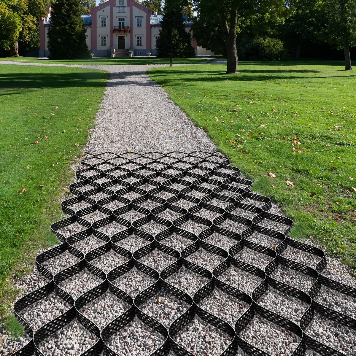 VIVOSUN ground grid 3inch depth assembly for a durable surface foundation.