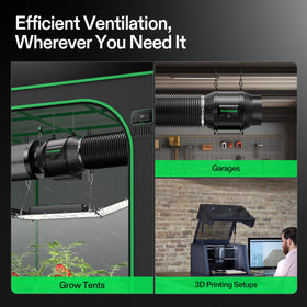 VIVOSUN GrowHub E42A+ controller enables app-based control of ventilation.
