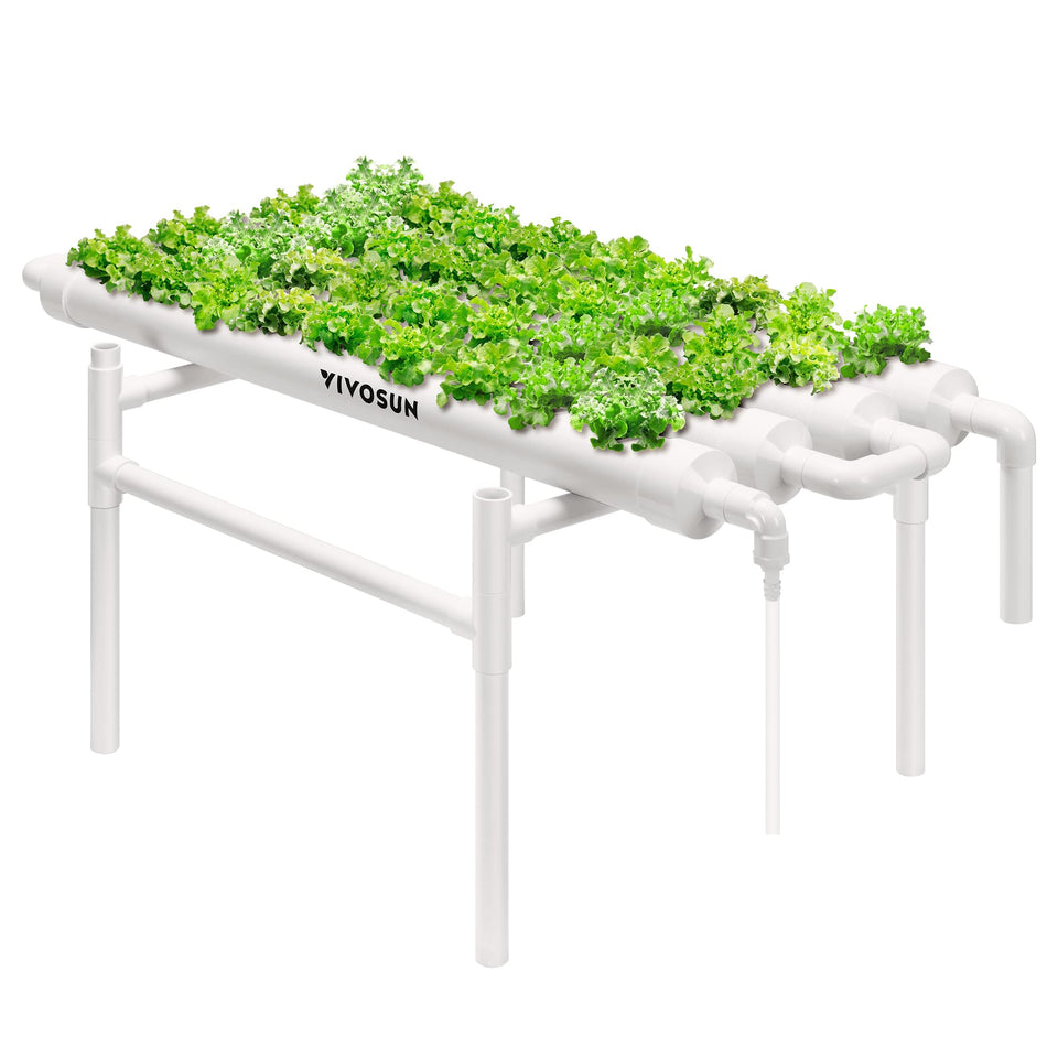 VIVOSUN hydroponic grow kit assembly for easy beginner setup.
