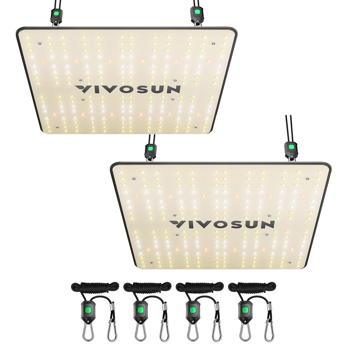 VIVOSUN LumaLight 100W LED panel with full-spectrum diodes for robust indoor plant growth.