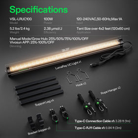 VIVOSUN LumaRay full-spectrum glow supports flowering in dense canopies