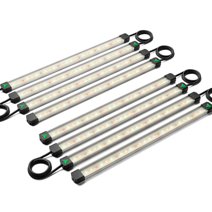 VIVOSUN Lumaray bars mounted on tent pole for side lighting illumination