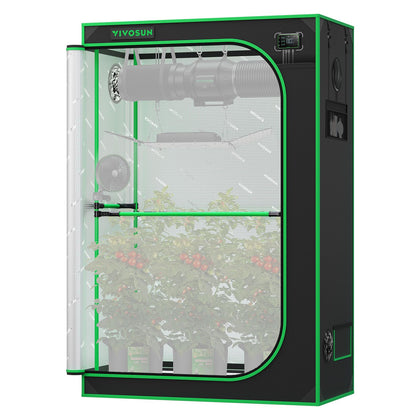 VIVOSUN PRO grow tent 2x4 setup view shows stable frame and ample growing space