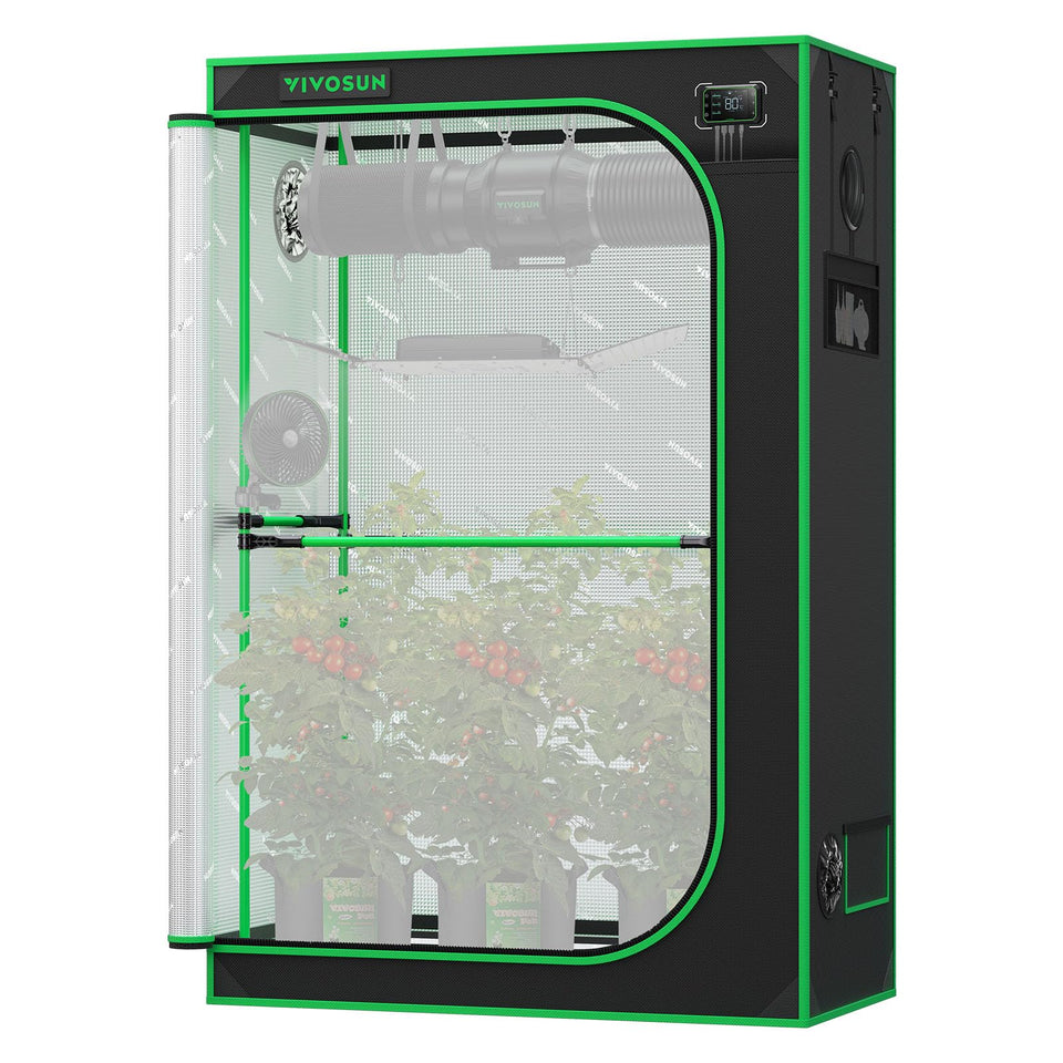 VIVOSUN PRO grow tent 2x4 setup view shows stable frame and ample growing space