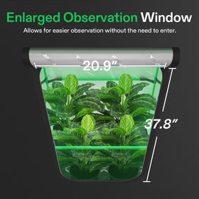 VIVOSUN PRO grow tent reinforced 1-inch poles ensure sturdy construction