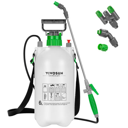 VIVOSUN pump sprayer wide-mouth filling opening for easy refilling.