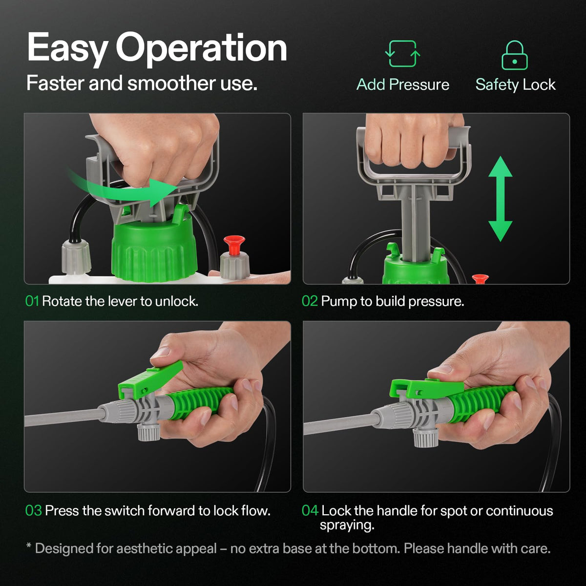 VIVOSUN pump sprayer shoulder strap for hands-free portability.