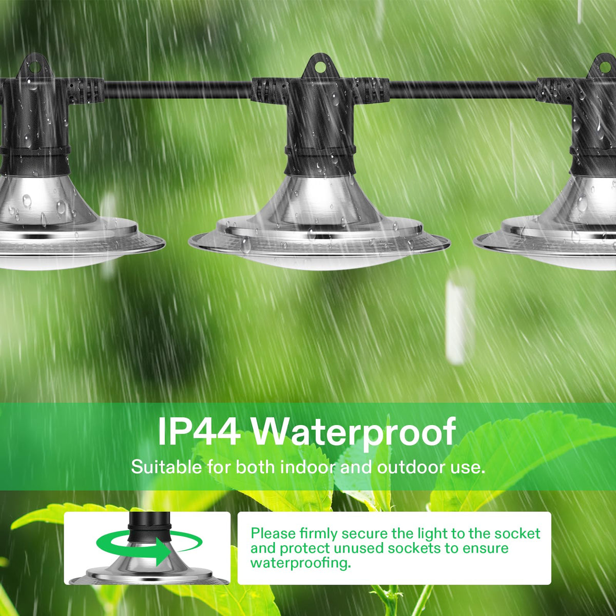 VIVOSUN reflective aluminum lampshade concentrates light toward plant canopies.