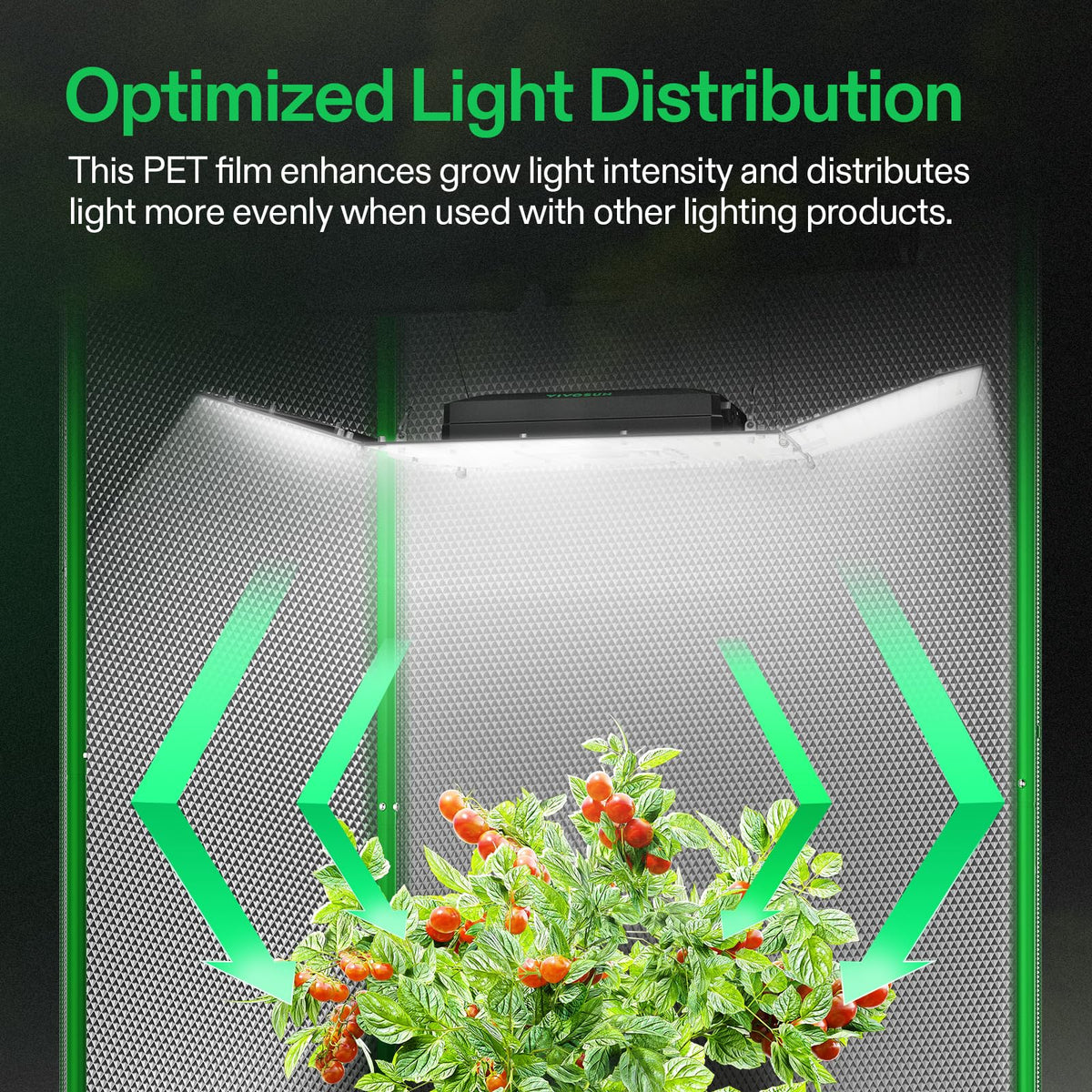 VIVOSUN sealing cover at roll end enables neat storage and easy cleanup