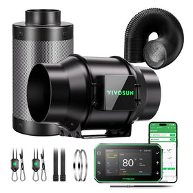 VIVOSUN Smart Air Filtration Pro G6 Kit front view for efficient ventilation.