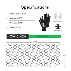VIVOSUN stable driveway and path surface with high load support.