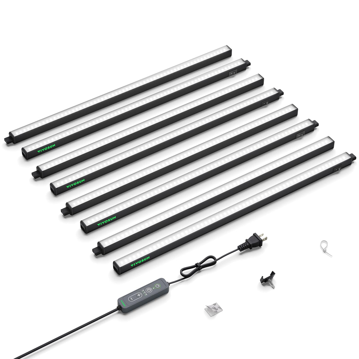 VIVOSUN T5 grow light front view offering even coverage for seedlings