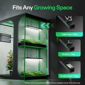 VIVOSUN T5 grow light timer and dimming panel enables easy controls