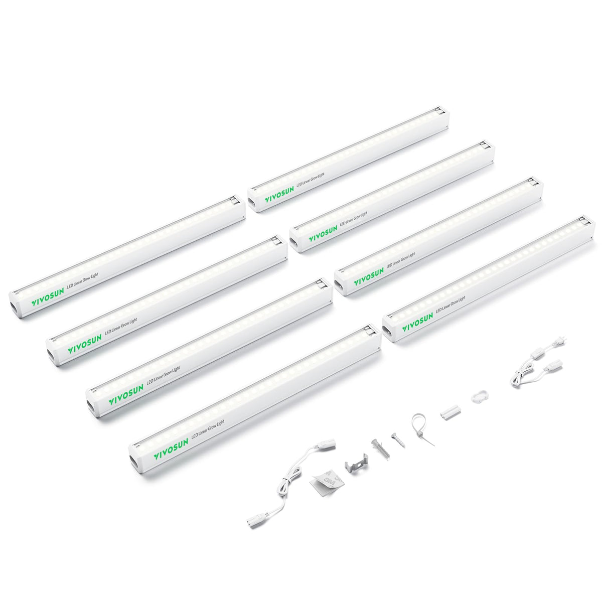 VIVOSUN T5 grow light strip powers seed starting in a compact tent