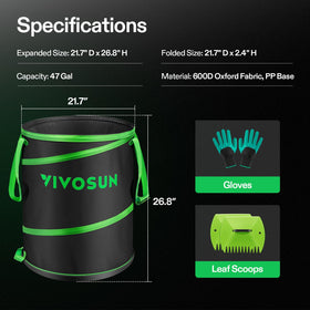 VIVOSUN two-pack saves time and money on yard cleanup