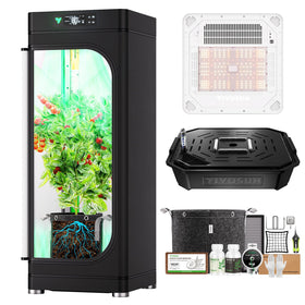 VIVOSUN VGrow smart grow box front view for compact indoor seed-to-harvest gardening.