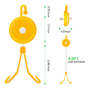 VIVOSUN yoyo grow support for tomatoes and vines stabilizes heavy crops.