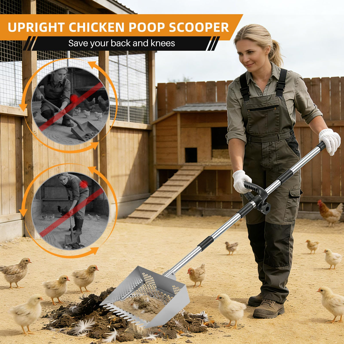 Viwomik adjustable handle 22 to 63 inches supports tall users