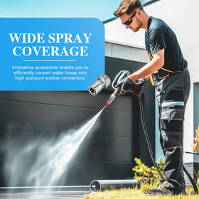 viwopsnae stainless steel adapter for durable quick-connect use