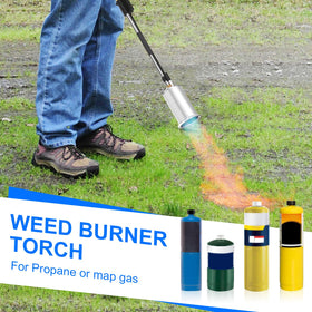 Vixflux propane torch ergonomic non-slip handle for steady control.