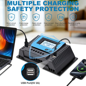 VIXKPIRR four-stage PWM technology shown for efficient charging.