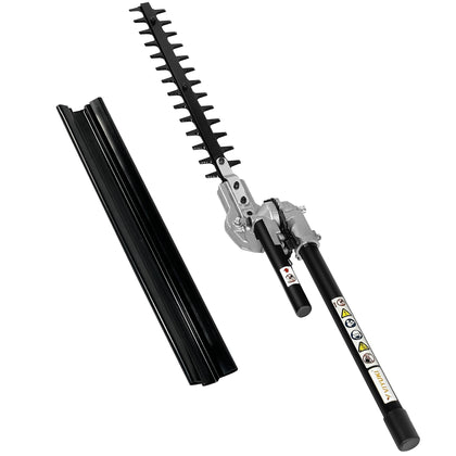 VIYUKI 16in articulating hedge trimmer blade for precise cuts in dense hedges.