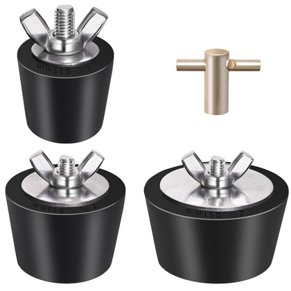 Vizava 1in rubber pool plug with T-handle for quick winterizing