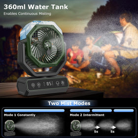 V JULES.V 350ml water tank with continuous mist modes