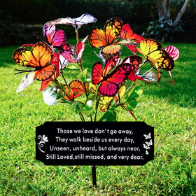 VKEVOC durable memorial decor withstands rain and sun for seasonal remembrance