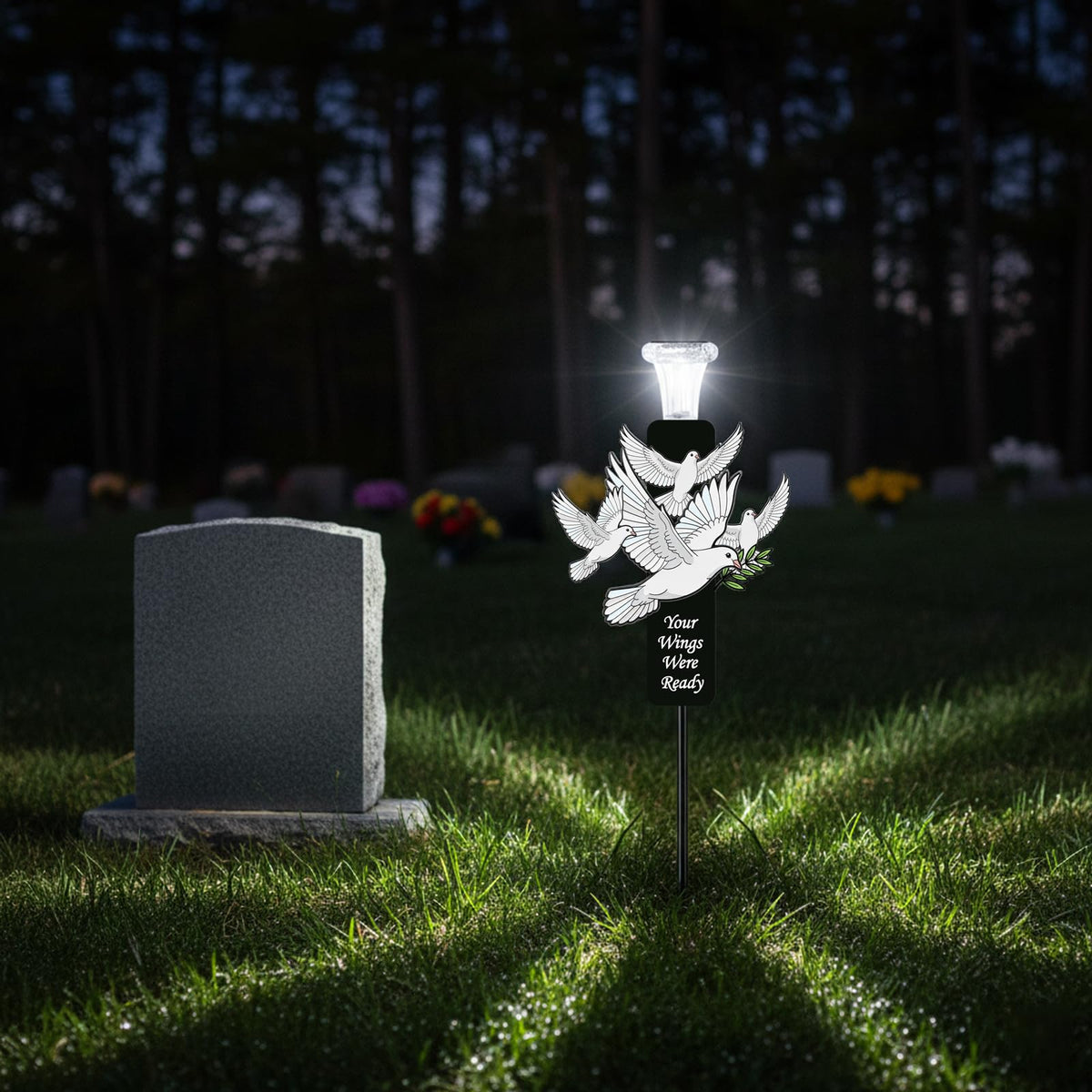 VKEVOC Memorial Collection White Doves complements other designs for peaceful remembrance