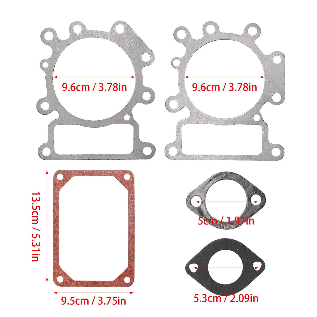 Vkinman exhaust gasket piece supports dependable exhaust sealing
