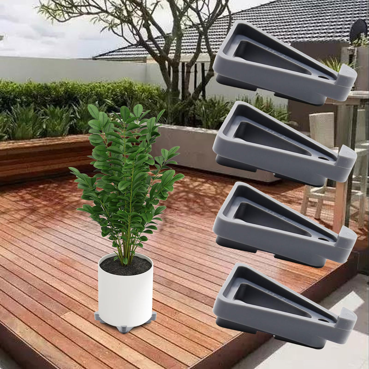 Vkinman plant foot pads available in five colors for versatile styling