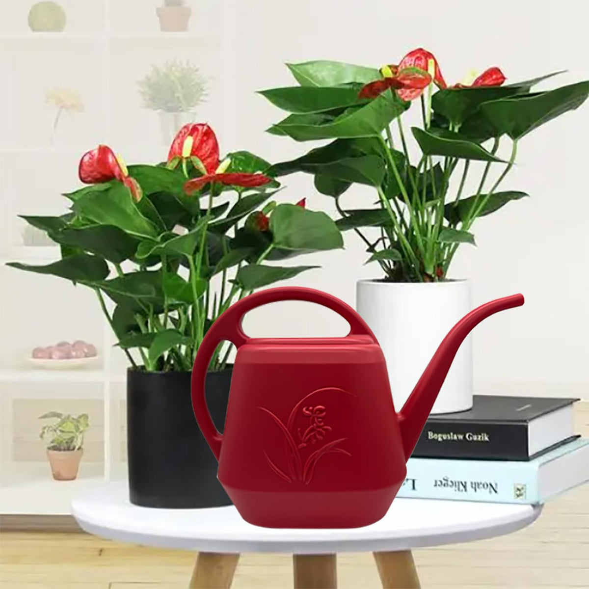 VKPLITE Watering Can highlights a comfortable handle for reduced hand fatigue.