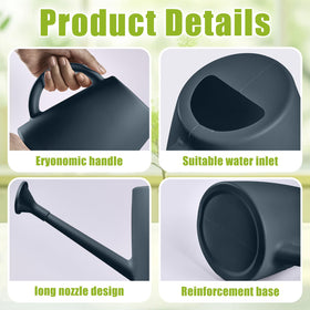 Ergonomic VKPLITE handle for comfortable pouring during plant care.