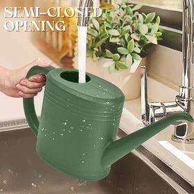 VKPLITE green watering can with ergonomic grip for steady pours.
