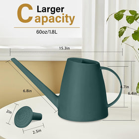 VKPLITE 64-ounce capacity for fewer refills during plant care