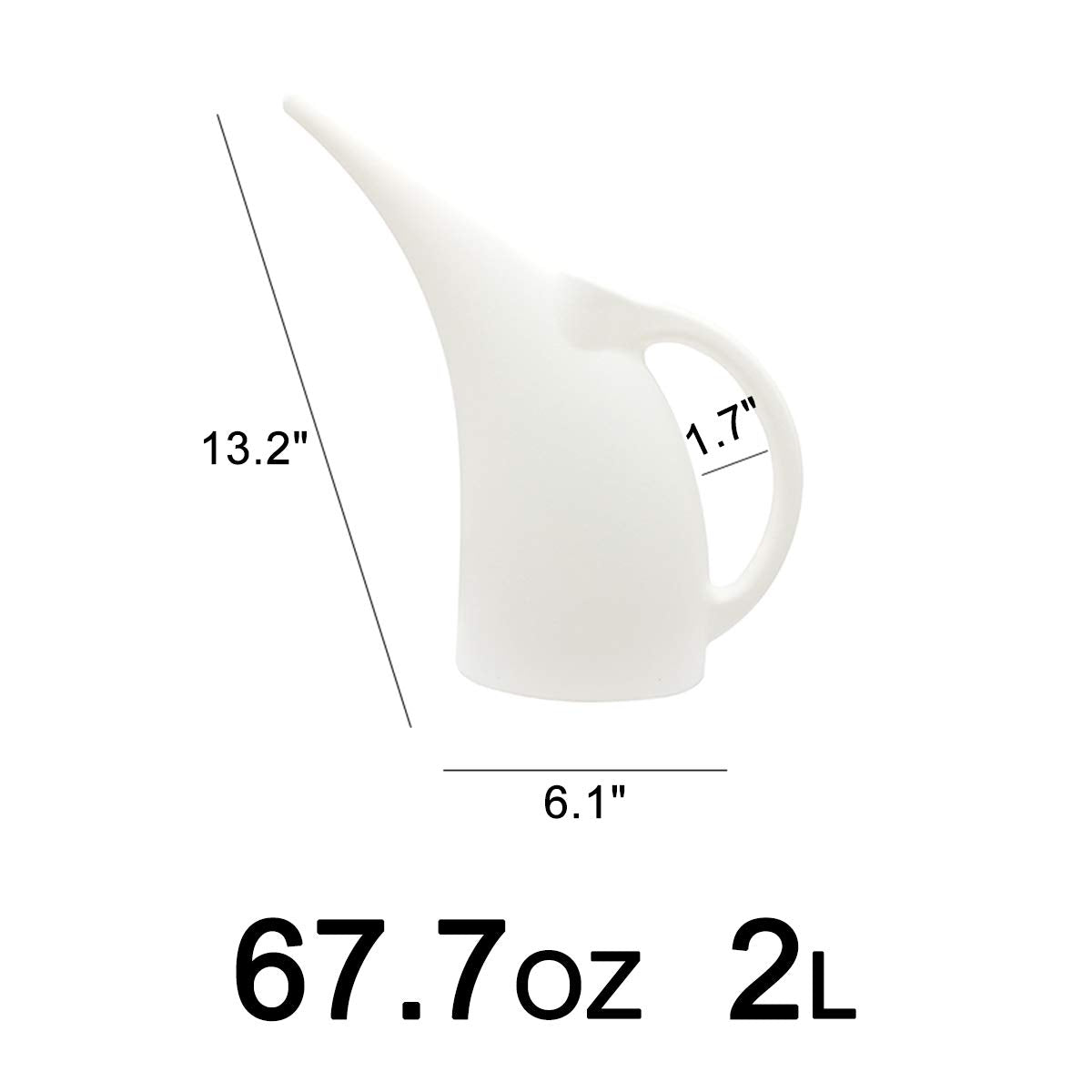 VKPLITE watering can with comfortable handle for easy indoor gardening