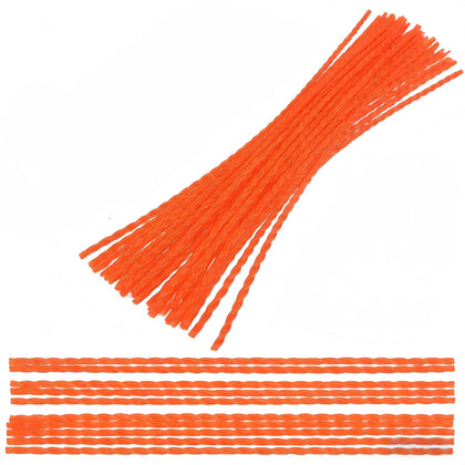 VKQ 40pcs twisted line pack for 21.25-inch trimmers enhances cutting versatility.