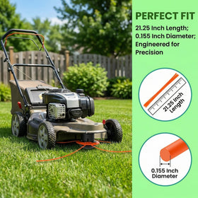VKQ twisted line dimensions show 0.155-inch diameter for strong trimming.