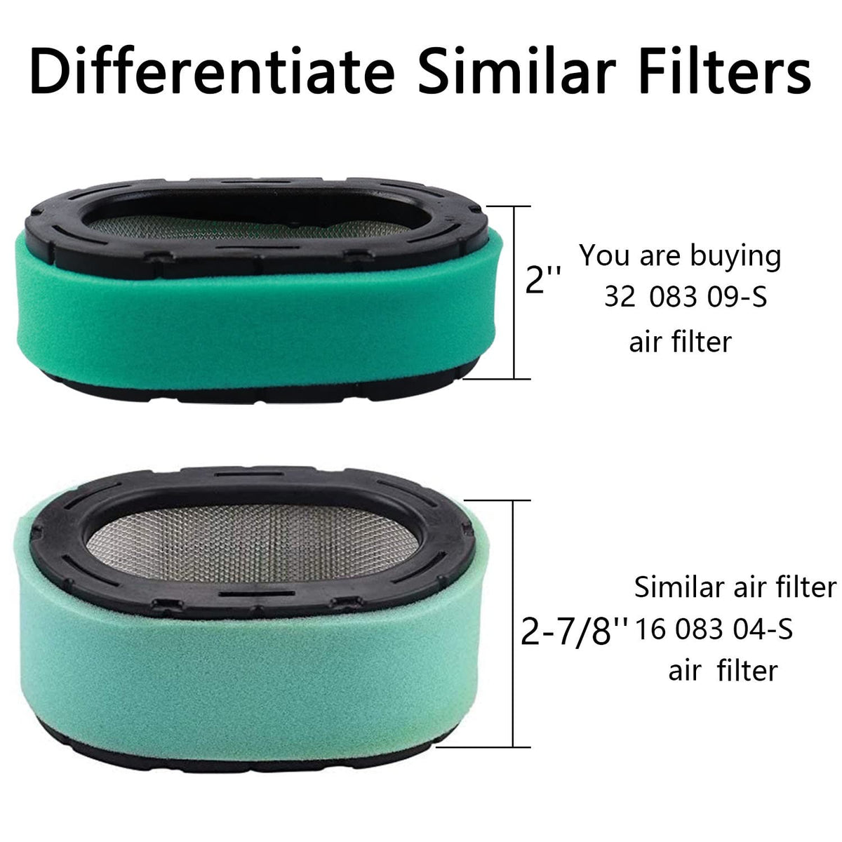 VKVXCLON pre-filter pair included for enhanced dust protection