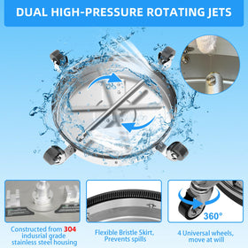 Vlaeng 360-degree wheels enable easy maneuvering across surfaces.