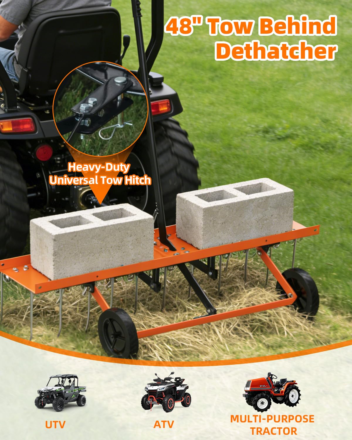 Vlaeng adjustable-height handle lets you tailor tine depth.