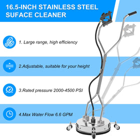 Vlaeng dual-handle design enabling comfortable operation on large areas