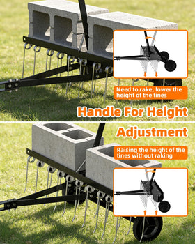 Vlaeng universal tow-behind connector compatible with tractors and ATVs