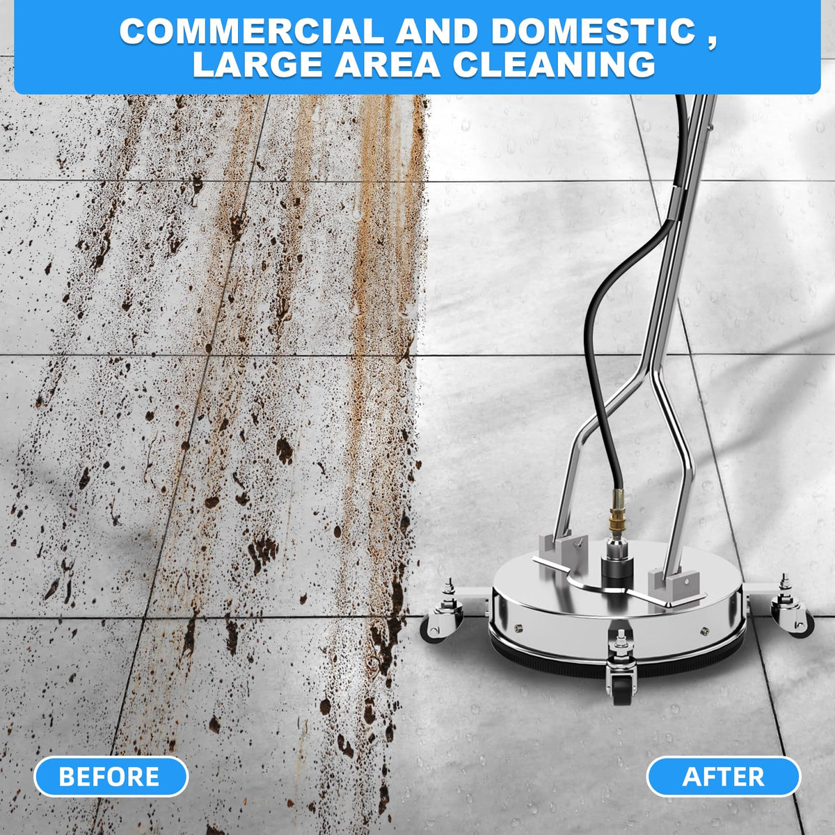 Vlaeng 16.5-inch wide cleaning path covers broad areas quickly