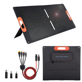 VLAIAN 100W foldable panel open for charging sunlight