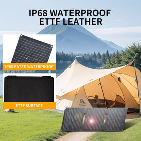 VLAIAN included accessories: carabiners and waterproof pouch for camping setup.