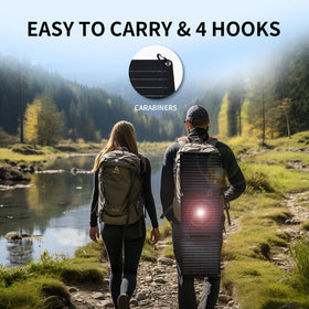 VLAIAN ultra-light foldable panel compact enough for travel and tents.