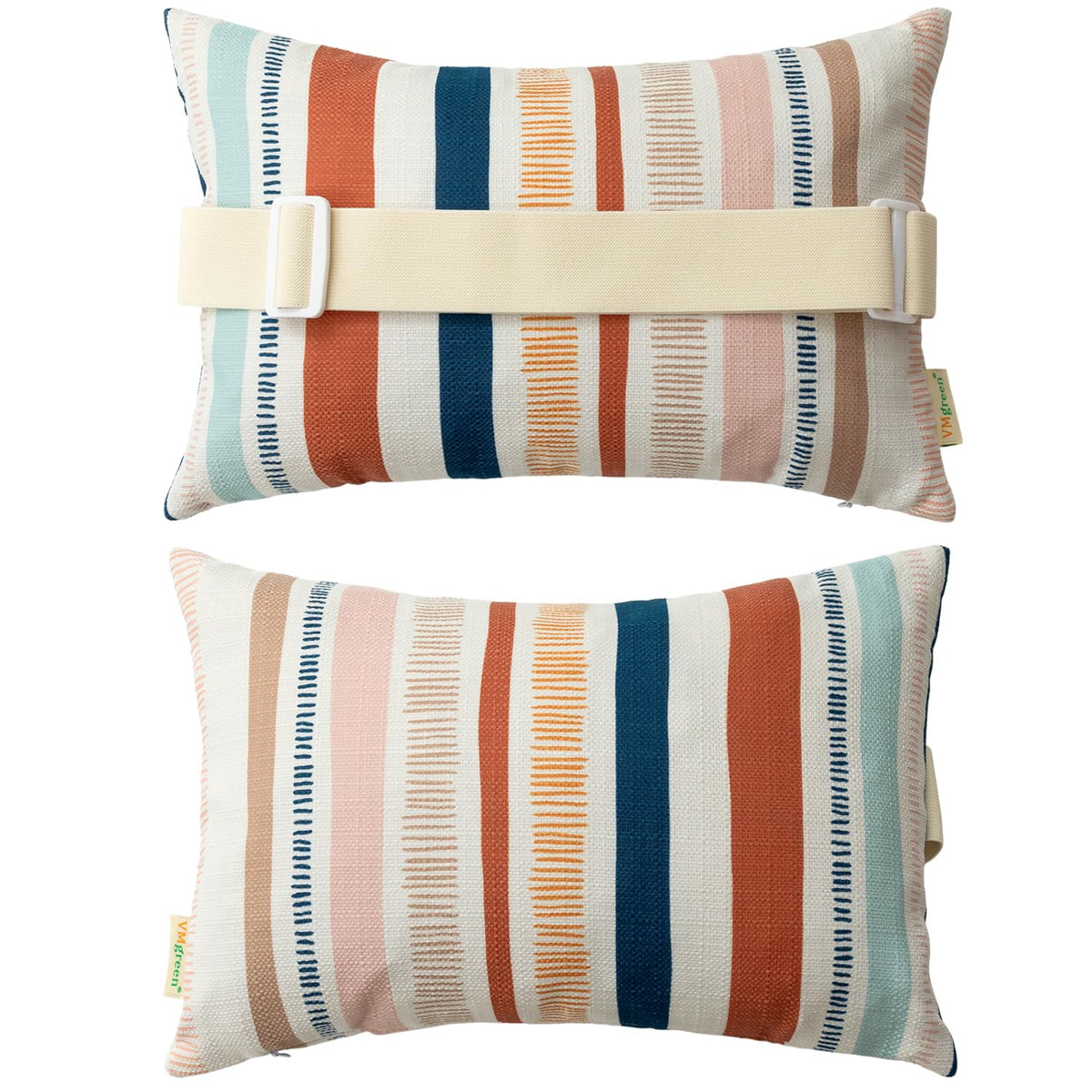 vmgreen outdoor pillow for chaise lounge offers neck support and all-day comfort outdoors.