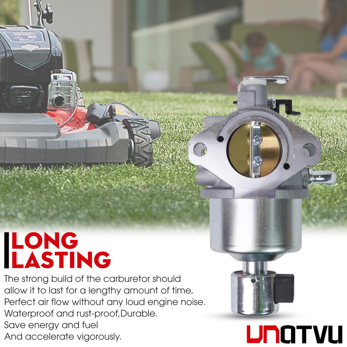 VNATVU clamps pair ensures secure hose connections for Briggs & Stratton carburetors